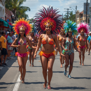 Costume de carnaval personnalisé pour femmes, maillot de bain monokini, tenue de performance pour festival, tenue de fête, vente en gros OEM - Product Image 4