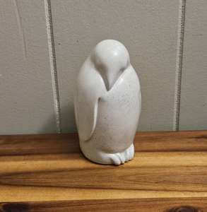 Abstract smooth-carved <b>stone</b> pelican figurine showcasing natural speckled brown-grey tones, available at wholesale prices. - Product Image 6