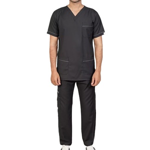 OEM 100% Cotton Men's <b>Nurse</b> <b>Scrubs</b> Latest Design Hospital Uniforms Wholesale Medical <b>Scrubs</b> with Custom Printing <b>Scrubs</b> Suit - Product Image 1