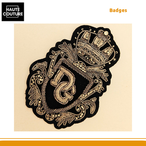 Badges à coudre faits main en métal canon de fusil antique, taille 8 x 6 cm, pour vestes et blazers, directement de l'usine, à bas prix - Product Image 3