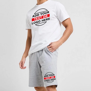 Ensemble personnalisé décontracté en polaire respirant : T-shirt et short pour adulte, 2 pièces, avec votre logo de marque - Product Image 2
