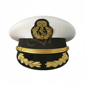 Chapeaux d'uniforme de vente pour agents de sécurité avec broderie 3D - Product Image 1