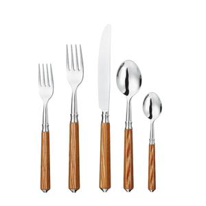 Juego de Cubiertos de Diseño de Lujo para Decoración del Hogar, Juego de Cubiertos Hechos a Mano con Mango de Madera de Ébano y Acero Inoxidable - Product Image 5