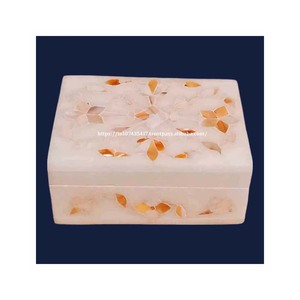 Multiple Best Color Theme Trending Modern Look Marble Inlay <b>Box</b> With Mother Of Pearl Product Use For Business Gift Item MOP <b>Box</b> - Product Image 2