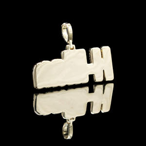 Colgante Personalizado de Lujo para Hombre, Chapado en Oro, Aleación con Circonitas, Estilo Hip Hop Urbano - Product Image 2