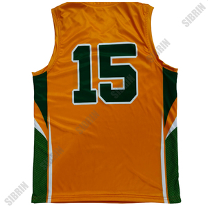 ชุดยูนิฟอร์มบาสเก็ตบอลไซส์ใหญ่แบบระบายอากาศได้ดีของ Sibrin Custom |   เสื้อทีม กางเกงขาสั้น โลโก้แบบกำหนดเอง ชื่อ หมายเลข |   ผ้าพิมพ์ลายแบบซับลิเมชั่นสองด้าน - Product Image 5