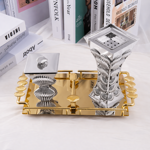 Luxury Antique World Overseas Eco-Friendly Organic <b>Bakhoor</b> Arabic <b>Oud</b> Metal Incense Burner Indian Incense Home Decor Fragrance - Product Image 4