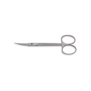 Ciseaux Iris à lame courbée enduite, ciseaux à bord tranchant de haute qualité, types de ciseaux médicaux pour pansements, ciseaux médicaux pour hôpital - Product Image 3