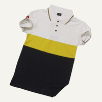 Chemises de golf unisexes de haute qualité avec logo personnalisé imprimé sur le devant, séchage rapide, 100% coton tricoté, motif uni