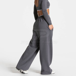Casual Loose Fit Women Wide Leg <b>Trouser</b> Mid Waist Elastic Breathable Washed 100% Cotton <b>Summer</b> Workwear Travel Everyday Fashion - Product Image 3