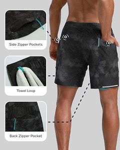 Pantalones Cortos Deportivos para Hombre con Forro, Ultraligeros, para Entrenamiento - Product Image 5