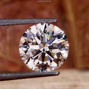 Diamant rond de laboratoire D VVS 1 carat, taille excellente, CVD HPHT, diamant synthétique non monté, certifié - Product Image 3
