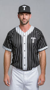 Camisetas de Béisbol Sublimadas Vintage al por Mayor, Camiseta de Béisbol Personalizada con Botones para Jóvenes y Ropa de Softbol, Camisetas de Béisbol - Product Image 5