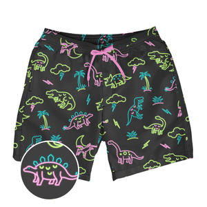 Shorts de Baño Personalizados para Hombre 2026, Shorts de Playa de Secado Rápido, Venta al Por Mayor OEM, Shorts de Playa con Estampado Tropical para Hombre, Cintura Elástica - Product Image 5
