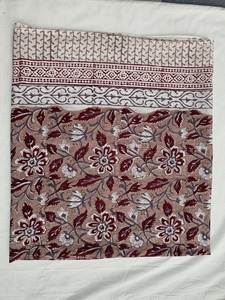 Indian Hand Block Print Cotton Long <b>Sarong</b> Pareo Floral Beach Wrap <b>Bikini</b> Cover up Lightweight Breathable Summer Scarf Women - Product Image 4