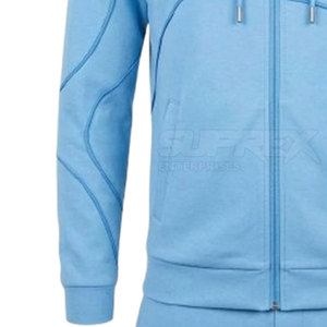 Sweat-shirt d'hiver à fermeture éclair pour le MMA, en tissu extensible doux, idéal pour la salle de sport et l'entraînement en arts martiaux, haut de performance - Product Image 4