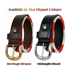 Nouvelle ceinture polo en cuir de vachette western 2026 avec boucle en cuivre, logo personnalisé et mors de cheval – Haute qualité, personnalisable - Product Image 6
