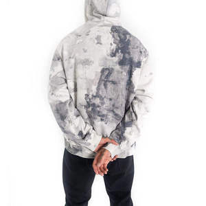 Vente en gros de sweats à capuche unisexes personnalisés pour hommes, avec strass, style vintage, surdimensionnés, en molleton 100% coton, streetwear - Product Image 3