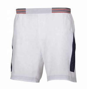 Conjunto Deportivo de Verano para Hombre, Camiseta de Tenis Blanca de Manga Corta con Ribete Negro y Pantalones Cortos con Estampado Tie-Dye, Secado Rápido, Corte Regular - Product Image 5