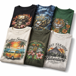 Camiseta con Estampado Gráfico Personalizado al por Mayor para Hombre - Proveedor Directo del Fabricante OEM - Product Image 3