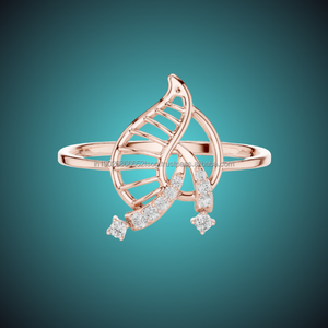 NOVELTY 10K Custom Photo Ring | <b>Memory</b> Keepsake - Product Image 1