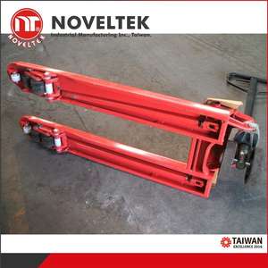 Transpaleta Hidráulica de Acero Inoxidable NOVELTEK, Bomba de Mano, Horquilla Ajustable Manual/Automática, Ahorro de Energía, Ecológica - Product Image 5