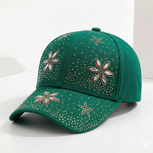 Nueva Gorra de Béisbol de Cuero PU Holográfico Brillante, Gorra Reflectante Arcoíris Estilo Hip Hop, Gorra Casual Metálica - Product Image 1
