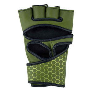 Guantes de MMA de cuero resistentes hechos a medida, guantes de entrenamiento de lucha de alta calidad con soporte para muñeca para adultos - Product Image 3
