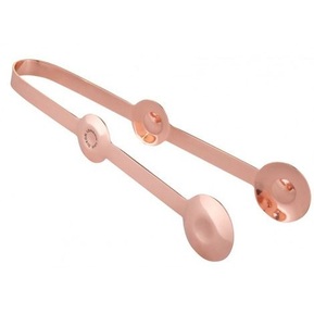Pinzas para Cubitos de Hielo de Acero Inoxidable con Diseño Elegante y Recubrimiento de Cobre, Pinzas para Cubitos de Hielo de Acero Inoxidable de Alta Calidad - Product Image 1