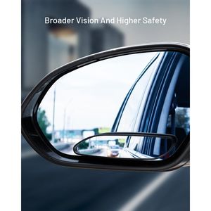 5\" Wide Horizontal Viewing Angle <b>Car</b> Blind Spot <b>Mirror</b> with up and Down Adjustment Adhesive Side <b>Mirror</b> Can - Product Image 3