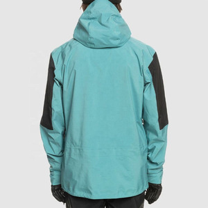 Chaqueta de Esquí Impermeable para Hombre, Chaqueta de Snowboard de Invierno con Capucha, de Nailon y Poliéster Duraderos, con Bloques de Color y Múltiples Bolsillos - Product Image 2