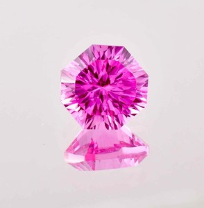 Saphir rose royal naturel de Ceylan, taille maîtresse, certifié IGI, pierre précieuse en vrac pour la fabrication de bagues et de bijoux, pierre fine - Product Image 1