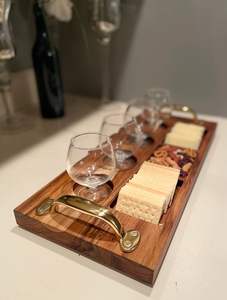 Bandeja de madera con diseño de nácar para servir chocolate, especial para el Ramadán, plato decorativo para dulces, vajilla decorativa útil para el día a día. - Product Image 3