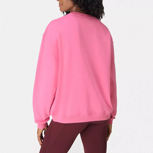 Sweat-shirts d'hiver unisexes surdimensionnés en polyester/coton, personnalisables avec logo frontal, faible MOQ, pas chers, unis, à imprimer soi-même, grandes tailles - Product Image 2