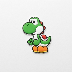 Patch thermocollant personnalisé de qualité supérieure, personnage Yoshi vert, en feutre non tissé gaufré 3D, pour cadeaux - Product Image 5