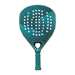 Raquette de paddle en fibre de carbone personnalisée 2026 en forme de goutte d'eau avec motif circulaire et poignée antidérapante en EVA pour activités de plein air - Product Image 1