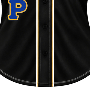 Camiseta de béisbol personalizada para mujer con letras griegas Sigma Gamma Rho, camisa deportiva con botones al frente, proveedor mayorista de ropa deportiva - Product Image 5