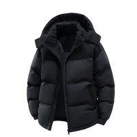 Blouson de moto d'hiver pour homme grande taille, imperméable, matelassé, col en laine, fermeture éclair, épais, décontracté, coupe ample, couleur unie