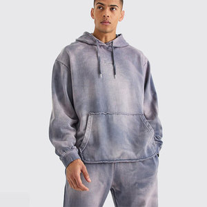 Survêtement délavé à l'acide, tissu doux, coupe décontractée, idéal pour le sport, les tenues décontractées et les vêtements de détente - Product Image 6