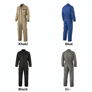Vêtements de travail antistatiques pour hommes, combinaisons de travail de sécurité pour mécaniciens, multi-poches, double fermeture - Product Image 2