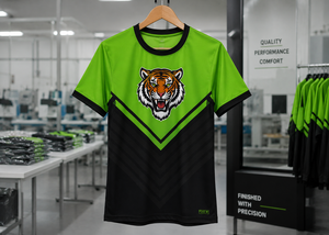 เสื้อฟุตบอลโพลีเอสเตอร์คุณภาพสูงแบบกำหนดเอง ชุดฟุตบอลซับลิเมชั่น แห้งเร็ว สำหรับทีมกีฬา - Product Image 4