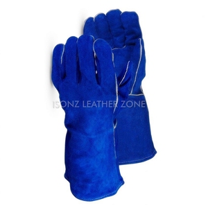 Cow Split Leather Welding <b>Gloves</b> Long Cowhide Genuine Leather Safety <b>Gloves</b> <b>Work</b> Protection Industrial Tig Welding <b>Gloves</b> - Product Image 1