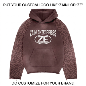 Men Autumn Acid Wash Eco-Friendly Knitted Pullover <b>Hoodie</b> 350gsm 100% Cotton Front Logo for Embroidery Customizable OEM ODM - Product Image 1