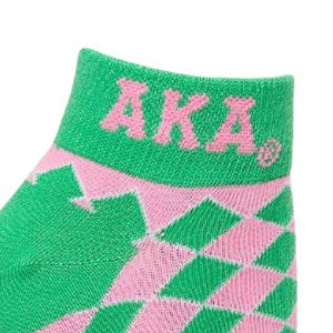 Green Pink Argyle Pattern Crew <b>Socks</b> Cotton Blend Fashion <b>Socks</b> Casual Ankle <b>Socks</b> Soft Comfortable Footwear For <b>Women</b> Daily - Product Image 2