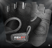 Gants de sport unisexes RexFit pour la musculation, gants de fitness respirants avec une forte adhérence pour les exercices de musculation