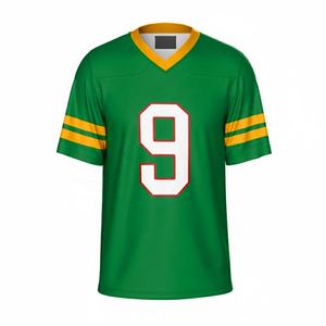 Maillots de football américain de style professionnel, uniformes personnalisés de haute qualité, respirants, grande taille, manches courtes pour adultes - Product Image 4