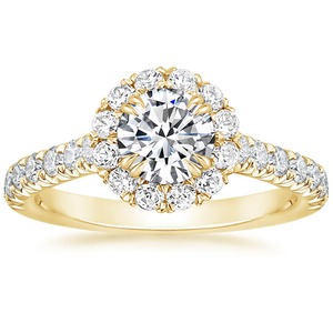 Élégante bague de mariée en or avec pierre de style diamant étincelant, bijou de fiançailles et de mariage, cadeau pour femme - Product Image 1