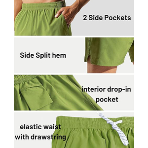 Pantalones Cortos Deportivos Resistentes al Viento para Hombre, Pantalones Cortos Deportivos para Correr, Entrenar, Ciclismo, Actividades al Aire Libre, Ligeros y con Protección - Product Image 2