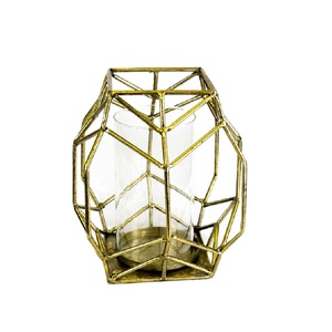 Hot Arrival Polish Finished Metal <b>Wire</b> Candle Holder Christmas Wedding Handmade Trendy Iron Stand Customized Size Shape - Product Image 1