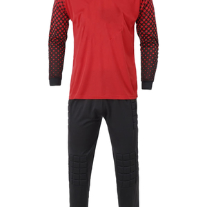 Custom Printed Breathable Goalkeeper Uniform Wholesale <b>Soccer</b> Goalie Jersey and Shorts Set Padded Long Sleeve Kit Men - Product Image 5